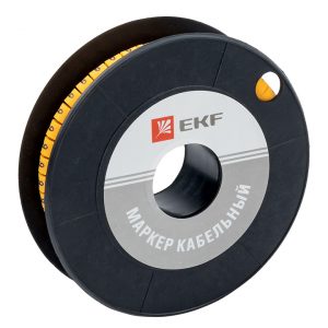 Маркер кабельный 2,5 мм2 "9" (1000 шт.) (ЕС-1) EKF PROxima