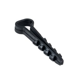 Дюбель-хомут (5х10 мм) для плоского кабеля черный (50 шт.) EKF PROxima