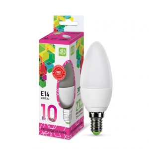 Лампа светодиодная LED-СВЕЧА-std 10Вт 230В Е14 6500К 900Лм ASD