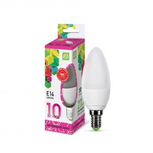 Лампа светодиодная LED-СВЕЧА-std 10Вт 230В Е14 6500К 900Лм ASD