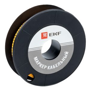 Маркер кабельный 4,0 мм2 "1" (500 шт.) (ЕС-2) EKF PROxima