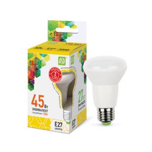 Лампа светодиодная LED-R63-std 5Вт 230В Е27 3000К 450Лм ASD