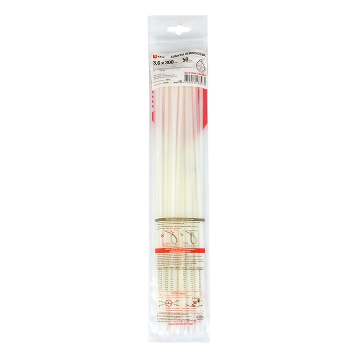 Хомут P6.6 стандартный (б), 3.6x370 (100шт) FlexLock PROxima