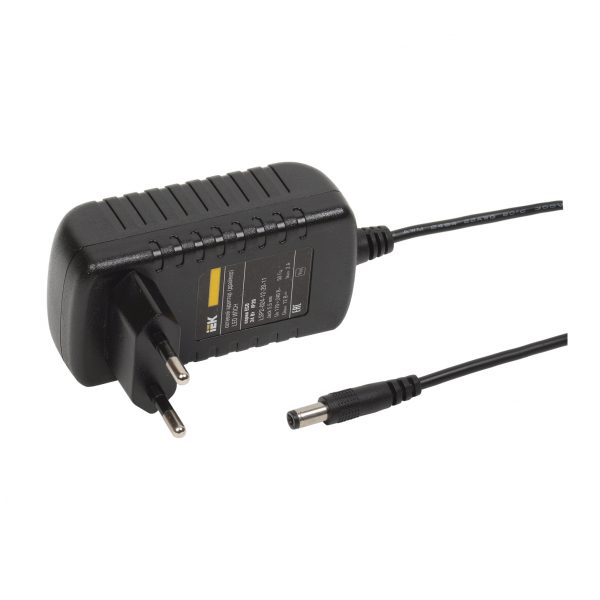 Драйвер LED ИПСН-ECO 24Вт 12В адаптер-Jack5,5 IP20 IEK