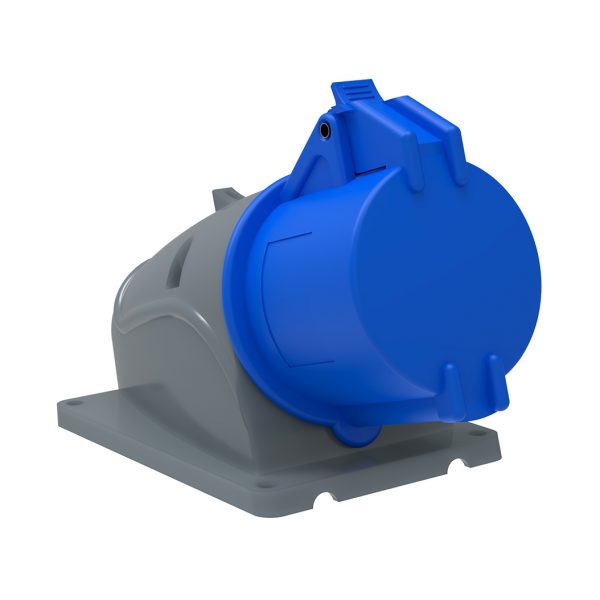 Розетка стационарная ССИ-123 32А-6ч/200-250В 2P+PE IP44 MAGNUM IEK