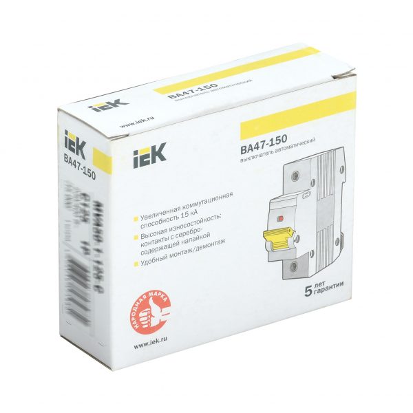 Выключатель автоматический ВА47-150 1Р 80А 15кА D IEK