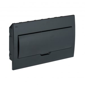 KREPTA 3 Корпус пластиковый ЩРВ-П-18 IP41 черная дверь черный IEK