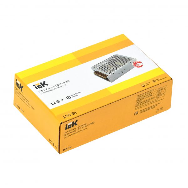 Драйвер LED ИПСН-PRO 150Вт 12В блок-клеммы IP20 IEK