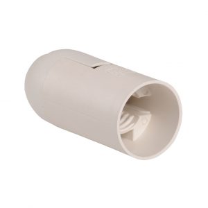 Патрон подвесной Ппл14-02-К02 пластик Е14 белый (50шт) (стикер на изделии) IEK