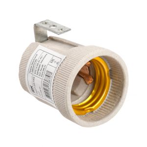 Патрон с держателем Пкр27-04-К63 Е27 керамика IEK