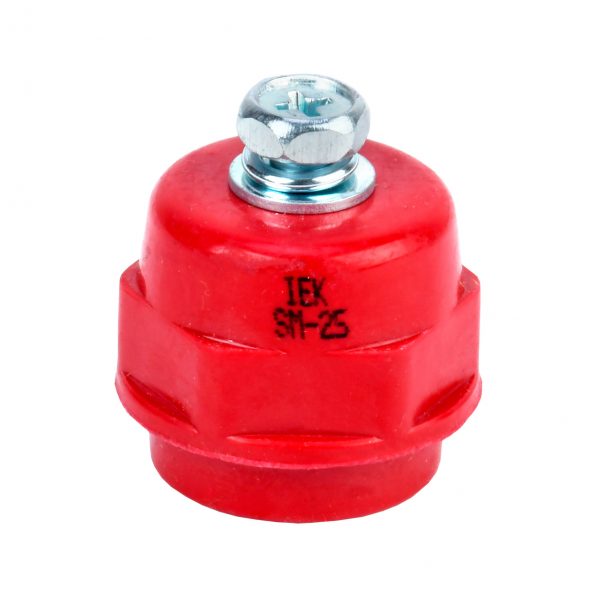 Изолятор SM25 (М6) силовой с болтом IEK