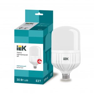 Лампа светодиодная HP 30Вт 230В 4000К E27 IEK