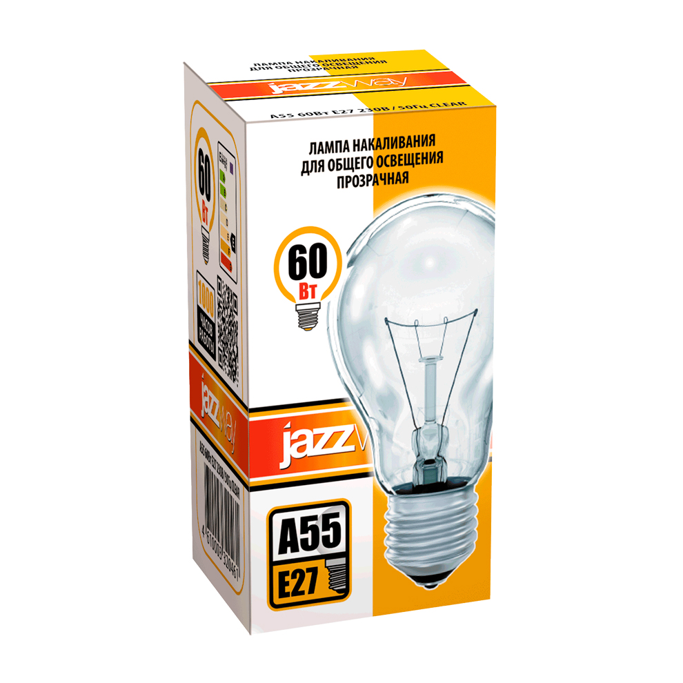 Лампа накаливания A55 A55240V60WE27 clear