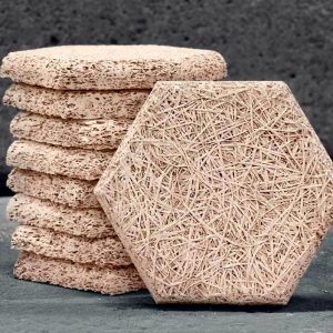 Акустическая стеновая панель из арболита GB тип "Шедр" волокно 2 мм. 3D Диагональ