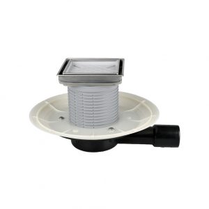 Водосточный трап для балкона/террасы горизонтальный HL90H.2-3020 HL90.2-3020