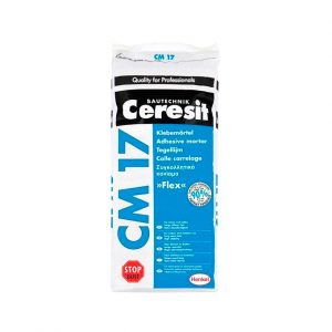 Клей для плитки Ceresit CM 17 (плитка) 25 кг