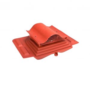Кровельный вентиль для металлочерепицы (высокий профиль) Pelti - KTV красный