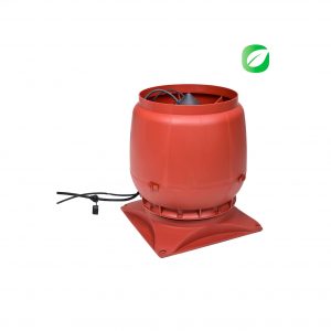 Вентилятор воздуховода ECo250S 0-1250м3/ч + основание красный