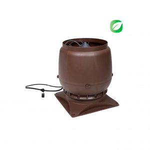 Вентилятор воздуховода ECo250S 0-1250м3/ч + основание коричневый