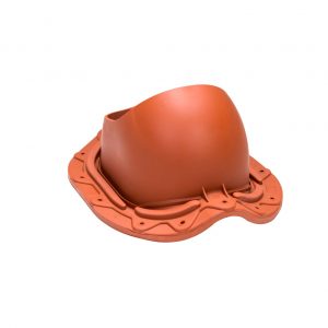 Проходной элемент для металлочерепицы с округлым профилем Muotokate кирпичный