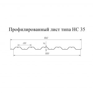 Профлист Grand Line HC35 A, R Druid (Colority Print)1000x500-12000 мм