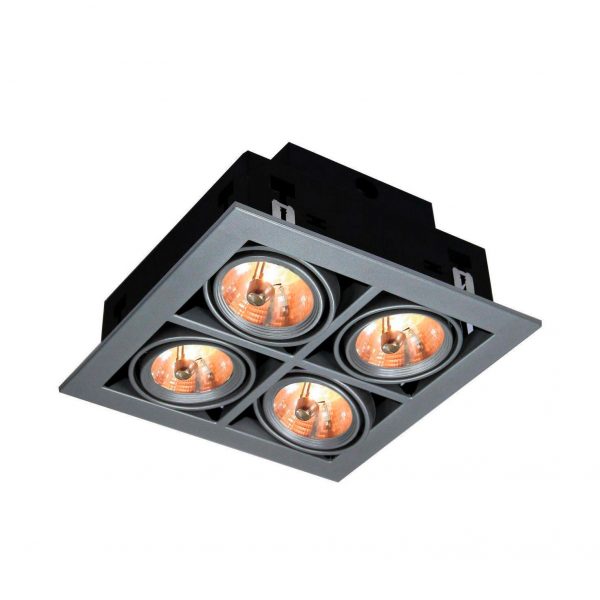 Встраиваемый светильник Arte Lamp Cardani A5930PL-4SI 1 Встраиваемый светильник Arte Lamp Cardani A5930PL-4SI