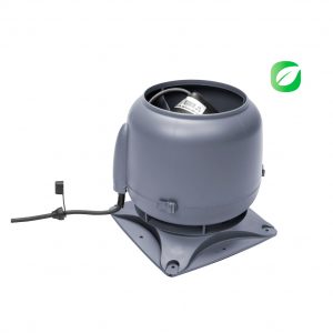 Вентилятор ECo110S 0 -600 м3/ч для биотуалетов и удаления радона серый