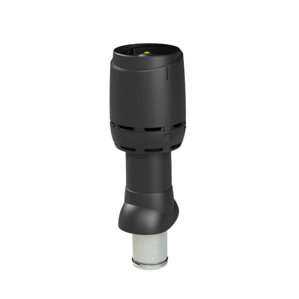 Вентиляционный выход FLOW 125/500 черный 1 Вентиляционный выход FLOW 125/500 черный