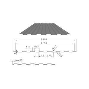 Профлист Grand Line C8 A Pural Matt1160x500-8000 мм