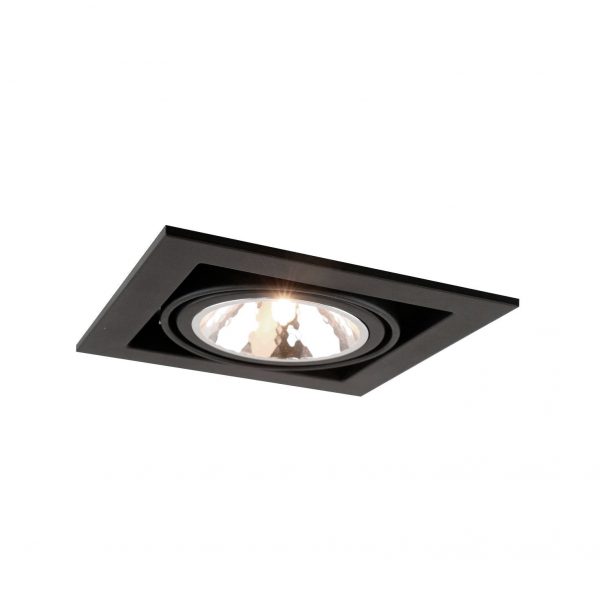 Встраиваемый светильник Arte Lamp Cardani Semplice A5949PL-1BK 1 Встраиваемый светильник Arte Lamp Cardani Semplice A5949PL-1BK