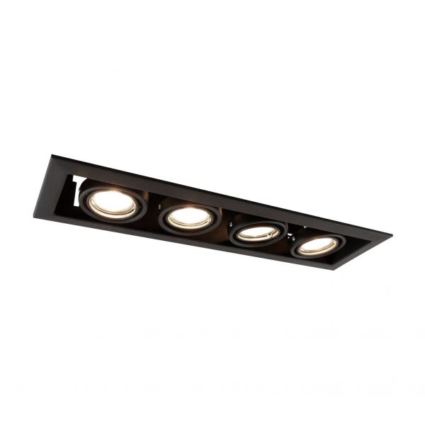 Встраиваемый светильник Arte Lamp Cardani Piccolo A5941PL-4BK