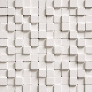 Мраморная мозайка Cubic Blanc 300 x 300 x 15-25