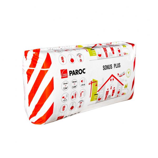 Paroc Sonus Plus 1200x600x100 мм 1 Paroc Sonus Plus 1200x600x100 мм