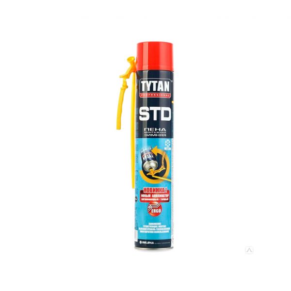 Пена монтажная зимняя TYTAN Professional STD ЭРГО 750 мл 1 Пена монтажная зимняя TYTAN Professional STD ЭРГО 750 мл