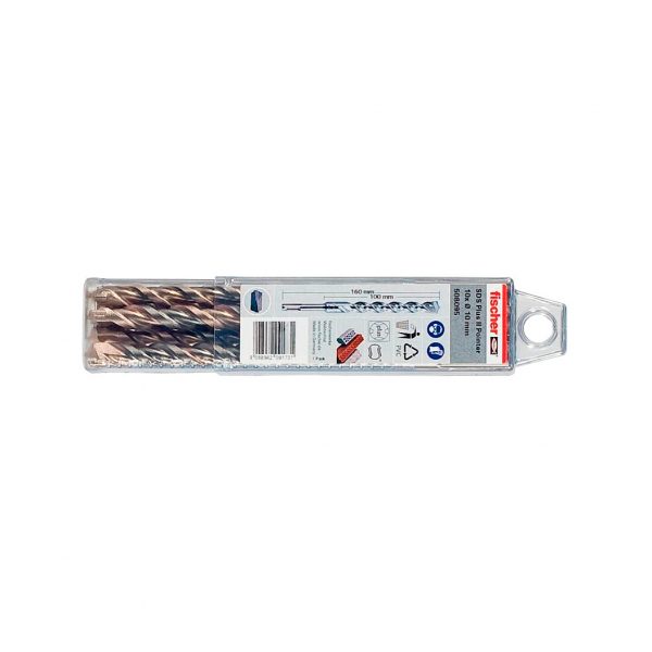 SDS Plus II 10/50/110 Буры для перфораторов Fischer с двумя режущими кромками 531791F 1 SDS Plus II 10/50/110 Буры для перфораторов Fischer с двумя режущими кромками 531791F