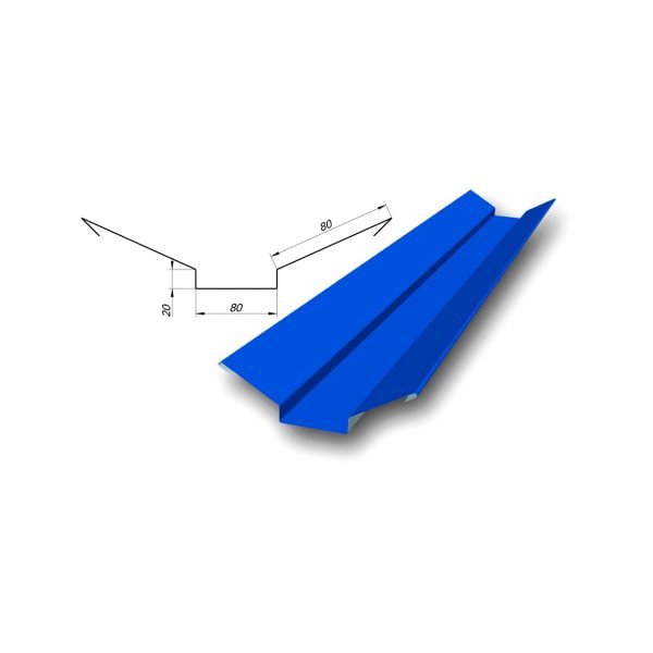 Накладка ендовы NE.01, L=2 м GreenCoat PURAL MATT BT SSAB 0,5 мм