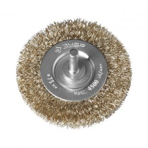 Набор ЭКСПЕРТ Щетки 4шт дисковая витая латунированная стальная проволока 0,3 мм/