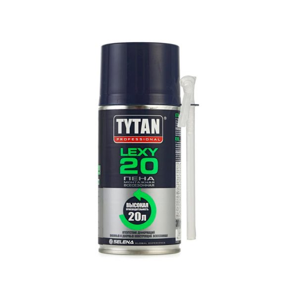 Пена монтажная всесезонная TYTAN Professional Lexy 20 300 мл