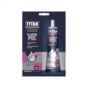 Монтажный клей TYTAN Professional Classic Fix 100 мл прозрачный