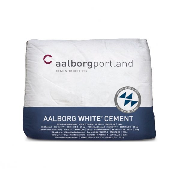 Белый портландцемент CEM I 52, 5 R Aalborg White 1 Белый портландцемент CEM I 52, 5 R Aalborg White