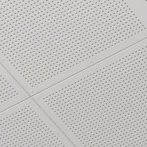 Акустическая гипсокартонная плита для потолка Кнауф Данолайн Belgravia 0.6*0.6 м/12.5 мм S15 M1