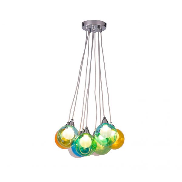Подвесная светодиодная люстра Arte Lamp Pallone A3026SP-9CC 1 Подвесная светодиодная люстра Arte Lamp Pallone A3026SP-9CC