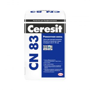 Раствор ремонтный для полов Ceresit CN 83 25 кг