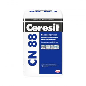 Высокопрочная стяжка пола Ceresit CN 88 25 кг