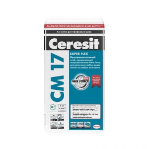 Клей для плитки Ceresit CM 17 (плитка) 5 кг