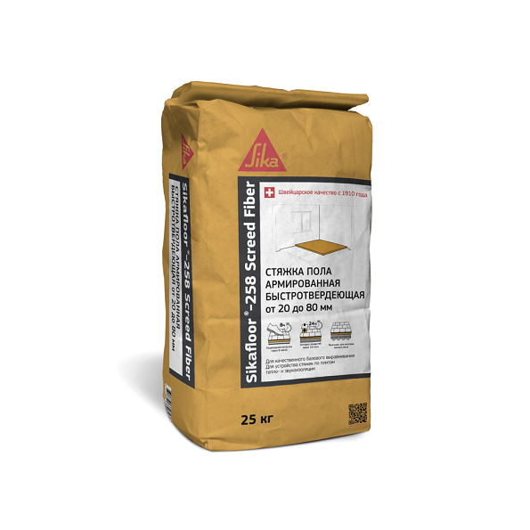 Стяжка Sikafloor 258 Screed Fiber 1 Стяжка Sikafloor 258 Screed Fiber