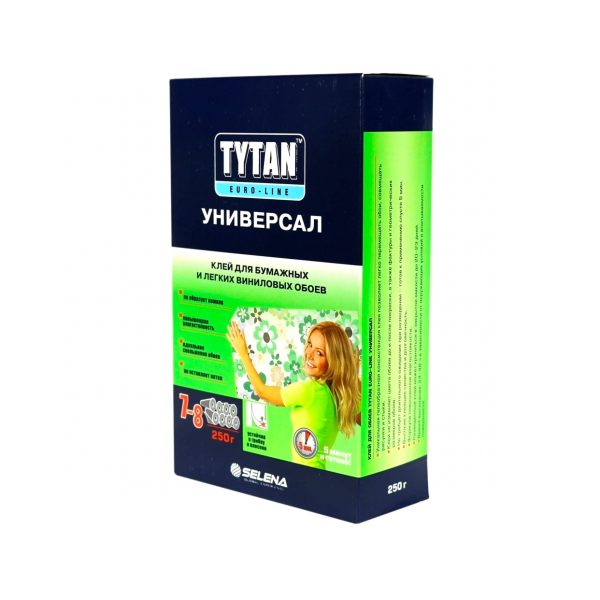 Клей TYTAN Euro-line для всех видов виниловых обоев ВИНИЛ (12 шт.)