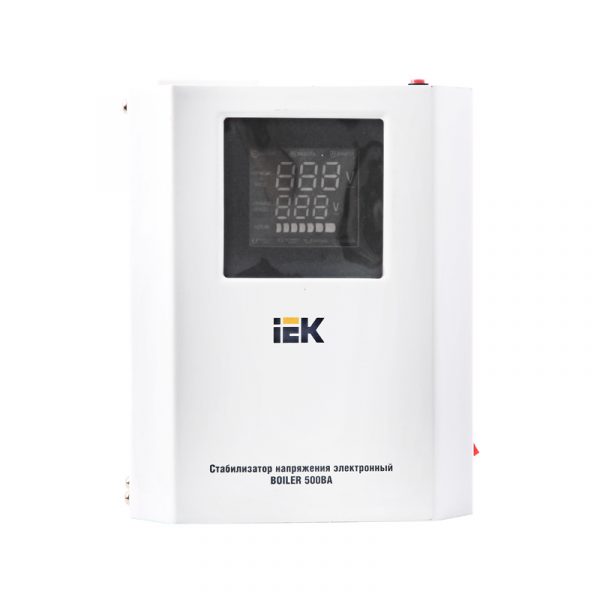 Стабилизатор напряжения настенный BOILER 0,5кВА IEK