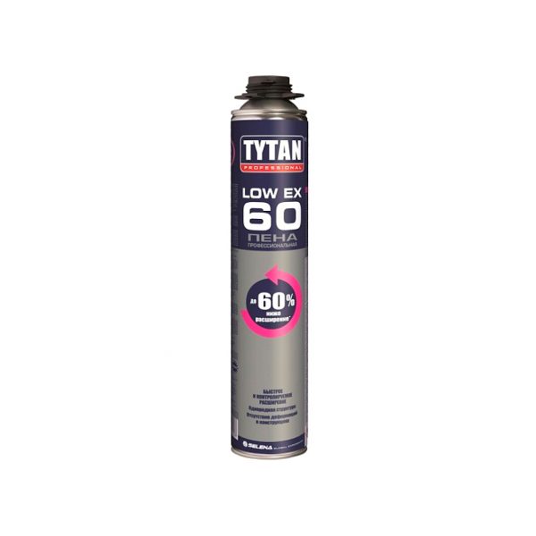 Пена профессиональная TYTAN Professional LowEx 60 750 мл 1 Пена профессиональная TYTAN Professional LowEx 60 750 мл