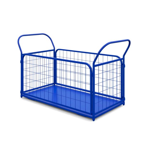 Тележка платформенная с сетчатыми бортами ТC-4 (600*1200 мм)